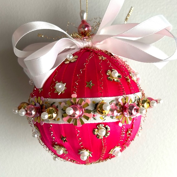 Vintage repurposed handmade one of a kind Other - Vintage repurposed holiday Christmas ornament
